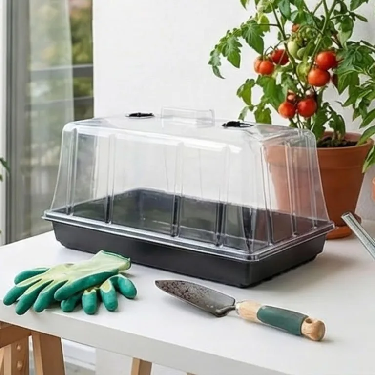 GrowPRO High Dome Zimmergewächshaus, 54x27x25 cm - Anzuchthaus mit verschließbaren Belüftungslöchen, 1 Stück – Bild 5