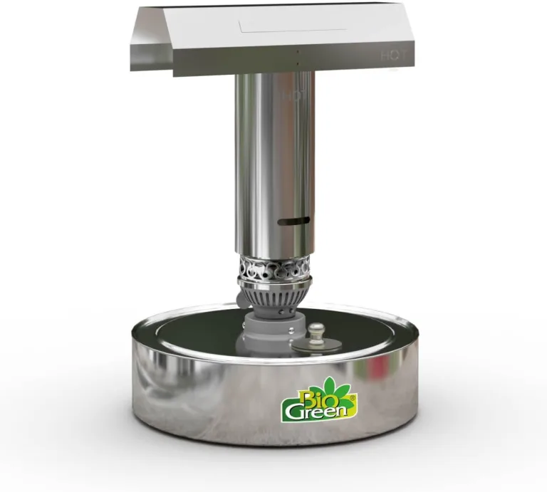 Bio Green Paraffin-Gewächshaus-Heizung WARMAX Power 5 aus Edelstahl | max. 300 Watt | für Gewächshäuser bis 4 m² | max. 7 Tage Brenndauer/Füllung – Bild 1