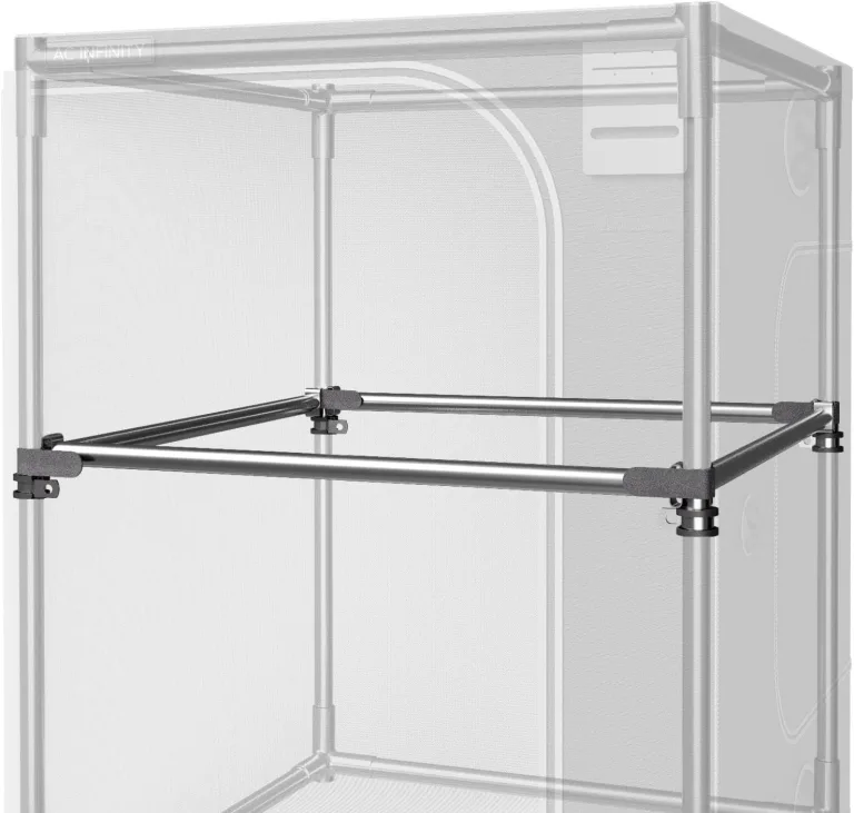 AC Infinity Schwerlast-Grow-Zelt-Montagestangen 150x150 cm, High Airflow CFM Kit Verhindert Einziehen der Wände, Trellis- und Zusatzbeleuchtungs-Montage für alle 150x150 cm Indoor-Grow-Zelte – Bild 1