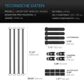 AC Infinity Schwerlast-Grow-Zelt-Montagestangen 150x150 cm, High Airflow CFM Kit Verhindert Einziehen der Wände, Trellis- und Zusatzbeleuchtungs-Montage für alle 150x150 cm Indoor-Grow-Zelte - Thumbnail 6