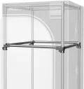 AC Infinity Schwerlast-Grow-Zelt-Montagestangen 150x150 cm, High Airflow CFM Kit Verhindert Einziehen der Wände, Trellis- und Zusatzbeleuchtungs-Montage für alle 150x150 cm Indoor-Grow-Zelte - Thumbnail 8