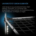 AC Infinity Schwerlast-Grow-Zelt-Montagestangen 150x150 cm, High Airflow CFM Kit Verhindert Einziehen der Wände, Trellis- und Zusatzbeleuchtungs-Montage für alle 150x150 cm Indoor-Grow-Zelte - Thumbnail 4