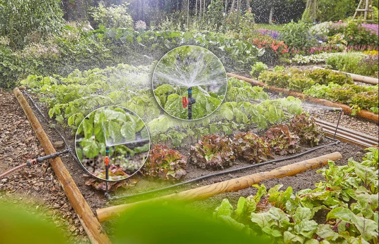 Gardena Micro-Drip-System Tropfbewässerung Set Gemüse-/Blumenbeet (60 m²): Starter-Set sofort einsatzbereit, wassersparendes Bewässerungssystem, einfache & flexible Verbindungstechnik (13450-20) – Bild 4