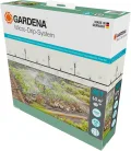 Gardena Micro-Drip-System Tropfbewässerung Set Gemüse-/Blumenbeet (60 m²): Starter-Set sofort einsatzbereit, wassersparendes Bewässerungssystem, einfache & flexible Verbindungstechnik (13450-20) - Thumbnail 1