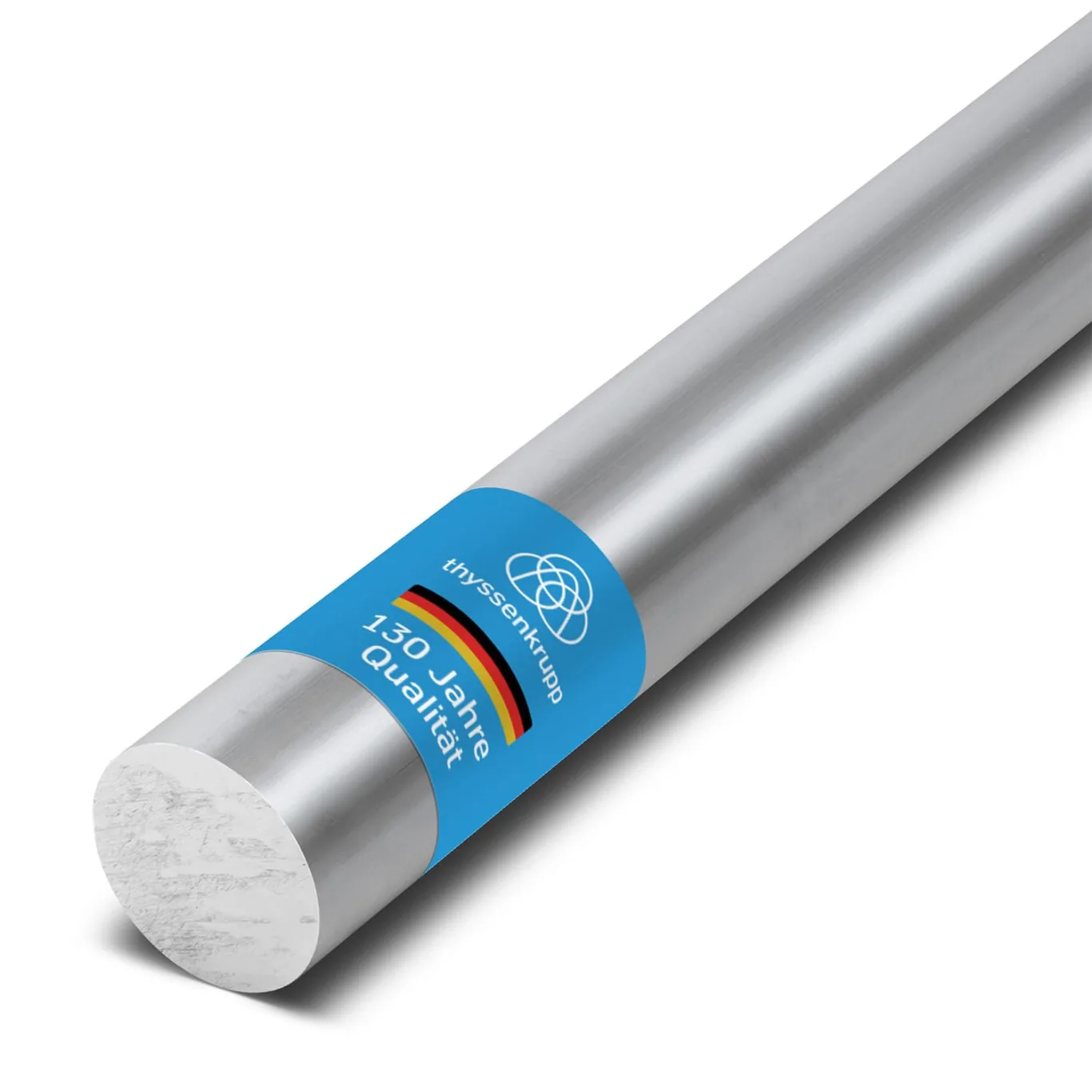 thyssenkrupp Rundstab Aluminium Ø 14 mm in 2450 mm Länge | Rundprofil Alu | Rundmaterial | EN AW-6060 - Bild 1