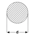 thyssenkrupp Rundstab Aluminium Ø 14 mm in 2450 mm Länge | Rundprofil Alu | Rundmaterial | EN AW-6060 - Thumbnail 3
