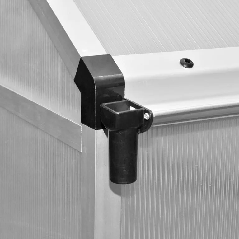 242x250x195 cm Verstärktes Gewächshaus Aluminium 6,05 m² GewäChshaus Klein Frostschutz Pflanzen Winterschutz FrostwäChter GewäChshaus Winterfest GeräTehaus Tomatenhaus Rinnensystem&Lüftung – Bild 8