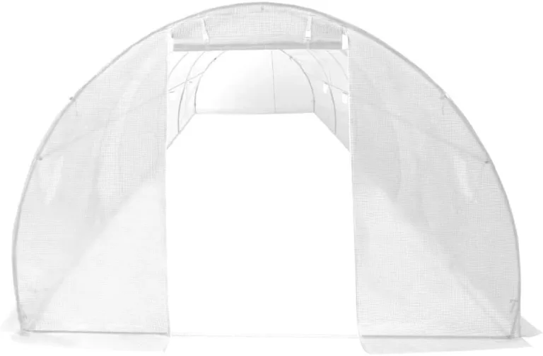 Gewächshaus 27 m² 9x3x2 m GewäChshaus Klein Frostschutz Pflanzen Winterschutz FrostwäChter GewäChshaus Winterfest GeräTehaus Tomaten GewäChshaus mit 12 Seitenfenstern und 1 Tür – Bild 5