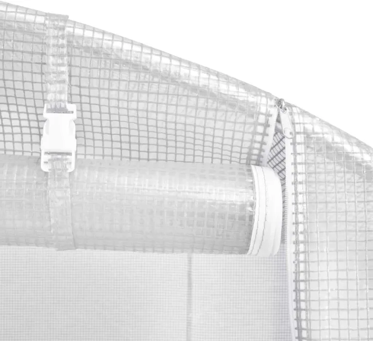 Gewächshaus 27 m² 9x3x2 m GewäChshaus Klein Frostschutz Pflanzen Winterschutz FrostwäChter GewäChshaus Winterfest GeräTehaus Tomaten GewäChshaus mit 12 Seitenfenstern und 1 Tür – Bild 8