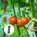 Ranknetz - Vaktop Gurkennetz mit 50 Pflanzenbinder, Rankgitter für Gurken, Pflanzennetz mit großer Maschenweite - Rankhilfe für Gurken, Tomaten, Kletterpflanzen (1.8m x 2.7m) - Thumbnail 1