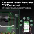 VIVOSUN Smart Rohrventilator 100mm AeroZesh T4 PRO Abluftventilator 357m³/h mit GrowHub E42A+, VPD-Regler, WiFi/App-Fernsteuerung, Ventilator Growbox Rohrlüfter für Growzelte Gewächshäuser - Thumbnail 2