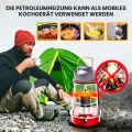 Extralink Aladdin, Tragbare Petroleumofen, Tankinhalt 4,6L, Heizleistung 2600W, Hält bis zu 18 Stunden lang warm, Petroleumheizung kann als Campingkocher verwendet werden, Zelt Heizung - Thumbnail 3