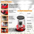 Extralink Aladdin, Tragbare Petroleumofen, Tankinhalt 4,6L, Heizleistung 2600W, Hält bis zu 18 Stunden lang warm, Petroleumheizung kann als Campingkocher verwendet werden, Zelt Heizung - Thumbnail 5