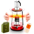 Extralink Aladdin, Tragbare Petroleumofen, Tankinhalt 4,6L, Heizleistung 2600W, Hält bis zu 18 Stunden lang warm, Petroleumheizung kann als Campingkocher verwendet werden, Zelt Heizung - Thumbnail 8
