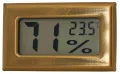 GERMANUS Digital Hygrometer 490, gold - Thumbnail 1