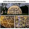 Gewächshaus Gartenkuppel Iglu, 3,6 x 2,2 m, PVC-Kuppelzelt, witterfest, Blasenzelt mit 2 x 10 m Lichterketten, transparente Hülsenabdeckung, Geodätsystem - Thumbnail 2