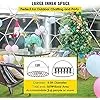 Gewächshaus Gartenkuppel Iglu, 3,6 x 2,2 m, PVC-Kuppelzelt, witterfest, Blasenzelt mit 2 x 10 m Lichterketten, transparente Hülsenabdeckung, Geodätsystem - Thumbnail 3
