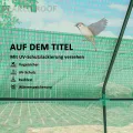 Outsunny Gewächshaus mit Fernster, PE-Gitterfolie, UV-beständige Foliengewächshaus aus Stahl, Treibhaus für Balkon, Garten 240x90x90cm, Tomatengewächshaus für Gemüse, Blumen, Pflanzen, Grün - Thumbnail 4