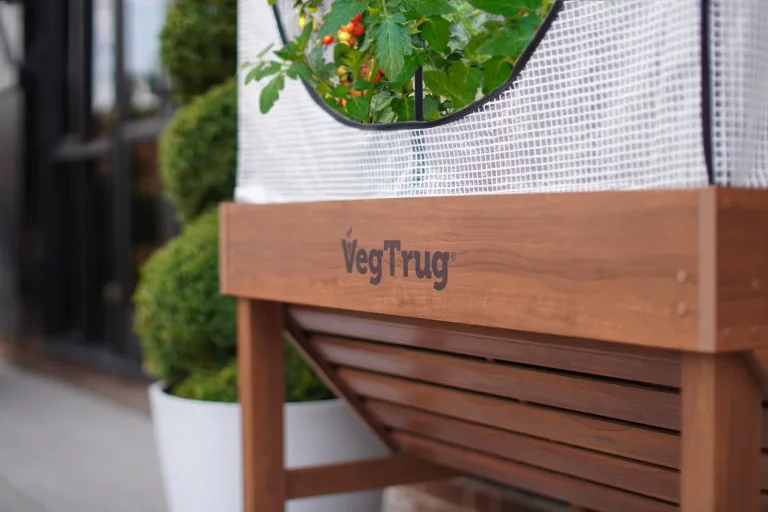 VegTrug® Gewächshausaufsatz Classic - Hochbeet Abdeckung mit Micro-Net-Funktion & PE-Folie - Frühbeet Aufsatz für Pflanzkasten - 99,5x72x90 cm – Bild 8