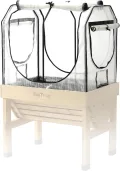 VegTrug® Gewächshausaufsatz Classic - Hochbeet Abdeckung mit Micro-Net-Funktion & PE-Folie - Frühbeet Aufsatz für Pflanzkasten - 99,5x72x90 cm - Thumbnail 1