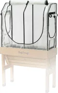 VegTrug® Gewächshausaufsatz Wall Hugger - Hochbeet Abdeckung mit Micro-Net-Funktion & PE-Folie - Frühbeet Aufsatz für Pflanzkasten - 99,5x41,5x90 cm - Thumbnail 2