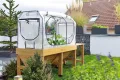 VegTrug® Gewächshausaufsatz Classic - Hochbeet Abdeckung mit Micro-Net-Funktion & PE-Folie - Frühbeet Aufsatz für Pflanzkasten - 179,5x72x90 cm - Thumbnail 7