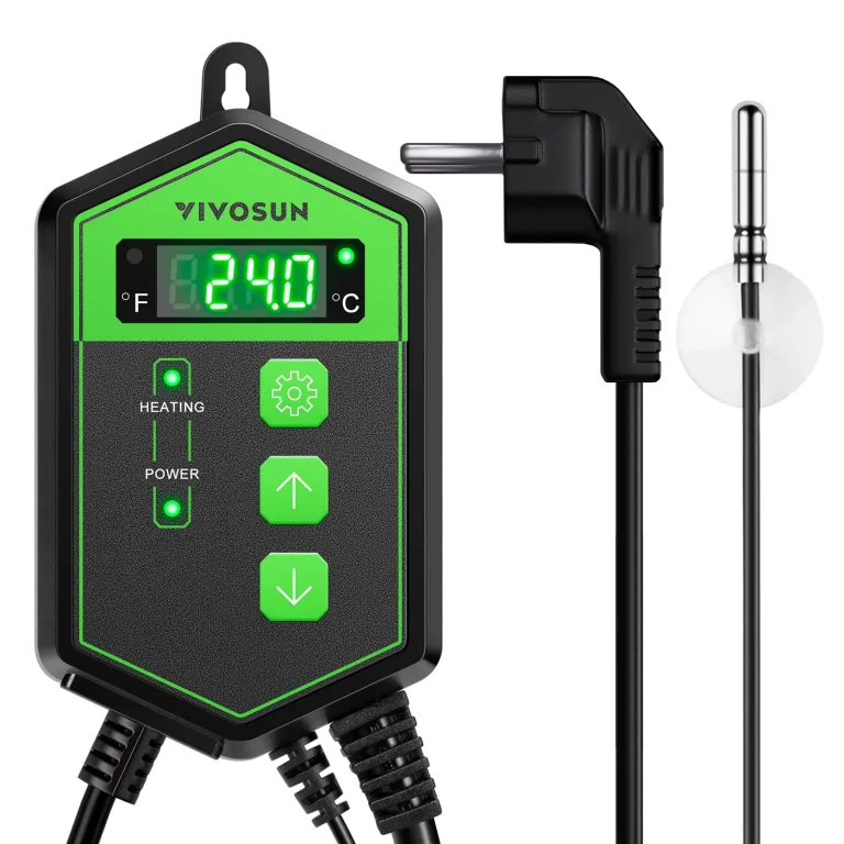 VIVOSUN Anzuchtset mit 40-Zellen-Starter-Tablett, LED-Pflanzenlicht und 25×52cm Heizmatte, Mini-Gewächshaus mit 9cm hoher Haube, Verstellbarer Belüftung und Abflusslöchern für Sämlinge – Bild 10