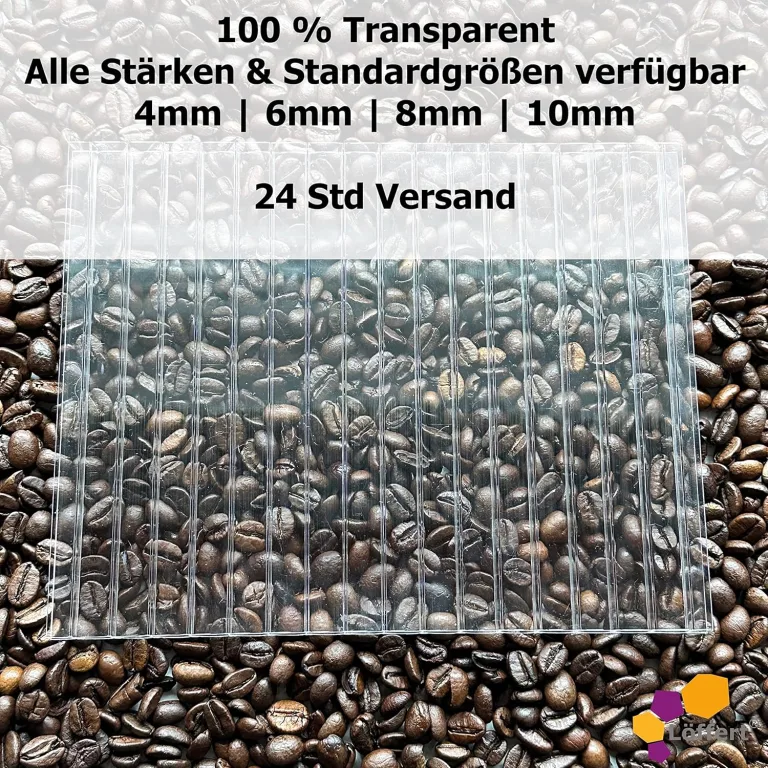 Löffert® Sonderposten | Ersatzplatten für Gewächshaus | Polycarbonat | Stegplatten | 4mm - 6mm - 8mm - 10mm | Standardgrößen & Zuschnitt auf Maß (4mm | 10 Stück | 1210x605mm) – Bild 5