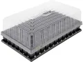 GREEN24 Hydroponik 1235 XXL Profi Zimmergewächshaus hoch mit 35 Töpfen, automatischer Bewässerung für die Anzucht mit Kapillarsystem als Treibhaus Gewächshaus (35XXL) - Thumbnail 7