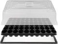 GREEN24 Hydroponik 1235 XXL Profi Zimmergewächshaus hoch mit 35 Töpfen, automatischer Bewässerung für die Anzucht mit Kapillarsystem als Treibhaus Gewächshaus (35XXL) - Thumbnail 10