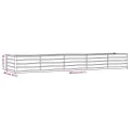vidaXL Hochbeet, Hochbeet für Garten Balkon Terrasse, Kräuterhochbeet zum Selber Bauen, Gemüsebeet Pflanzkübel aus Metall, Grau Cortenstahl - Thumbnail 3