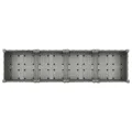 vidaXL Hochbeet, Hochbeet für Garten Balkon Terrasse, Gemüsebeet Pflanzkasten zum Selber Bauen, Blumenbeet Blumenkasten Rattan-Optik, Polypropylen - Thumbnail 7