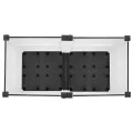 vidaXL Hochbeet, Hochbeet für Garten Balkon Terrasse, Gemüsebeet Pflanzkasten zum Selber Bauen, Blumenbeet Blumenkasten Rattan-Optik, Polypropylen - Thumbnail 8