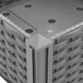 vidaXL Hochbeet, Hochbeet für Garten Balkon Terrasse, Gemüsebeet Pflanzkasten zum Selber Bauen, Blumenbeet Blumenkasten Rattan-Optik, Polypropylen - Thumbnail 4