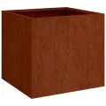 vidaXL Pflanzkübel 2 STK., Blumenkübel zum Selber Bauen, Hochbeet für Garten Balkon Terrasse, Pflanzkasten aus Metall, Blumenkasten, Cortenstahl - Thumbnail 8