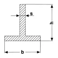 thyssenkrupp T-Profil Aluminium 30 x 30 x 3 mm in 1500 mm Länge | Aluprofil | Alu | T-Metall | EN AW-6060 - Thumbnail 5