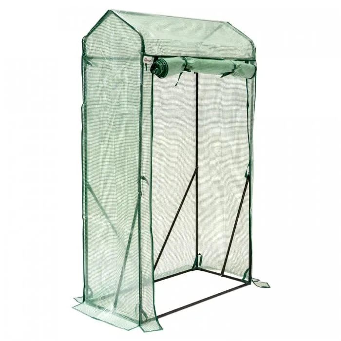 Grindi - Tomaten Gewächshaus, Foliengewächshaus mit PVC Folie und Fernster, Transparent, 100x50x170cm, Gewächshaus Klein, Garten, Balkon,Winterfest Tomatenhaus für Optimales Pflanzenwachstum - Bild 1