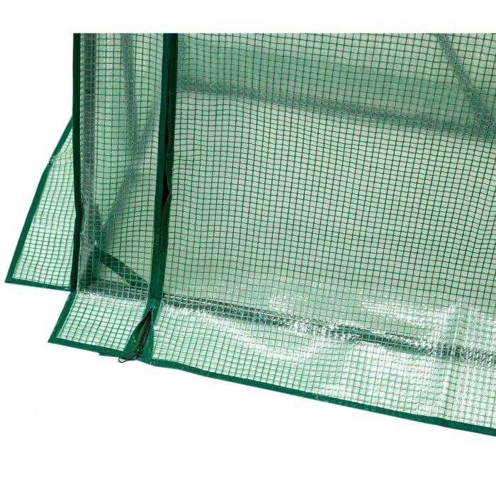 Grindi - Tomaten Gewächshaus, Foliengewächshaus mit PVC Folie und Fernster, Transparent, 100x50x170cm, Gewächshaus Klein, Garten, Balkon,Winterfest Tomatenhaus für Optimales Pflanzenwachstum – Bild 4