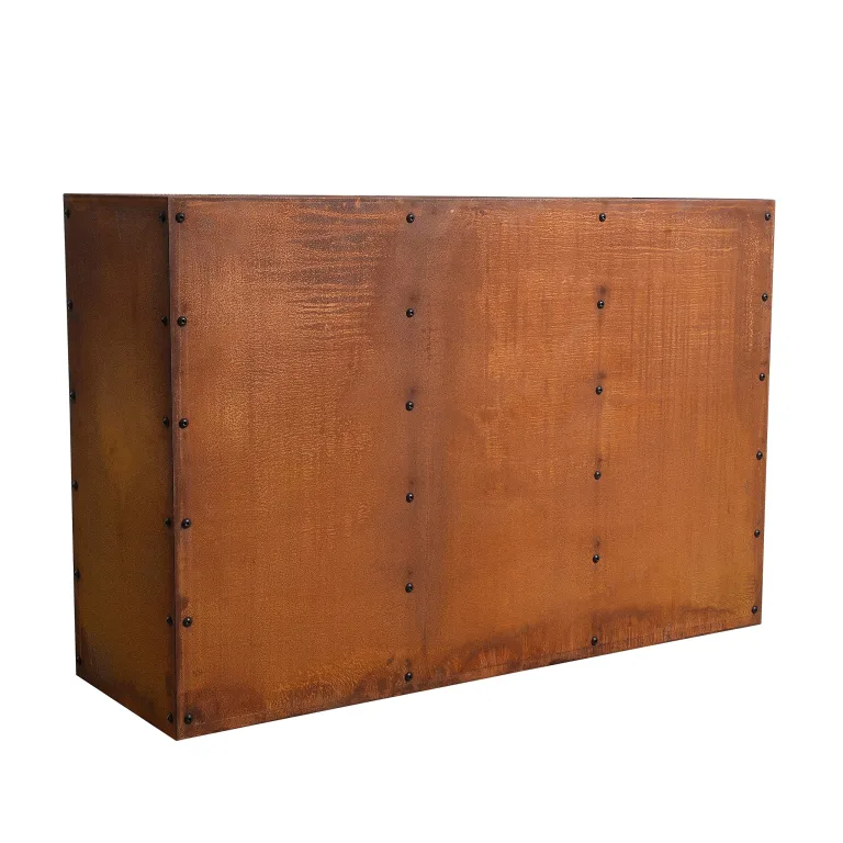 ESTEXO Hochbeet Pflanzkasten Edelrost Blumenkasten Pflanzbeet Blumenbeet Beet Stahl Pflanzkübel Blumenkübel Gartenbeet 120x40x80 cm – Bild 1