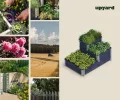 Upyard Stepped Bed - modernes Hochbeet aus Palettenrahmen - modulares, mehrstufiges Hochbeet aus Naturholz für Garten und Terrasse, 120x80x58,5, Schwarz - Thumbnail 7