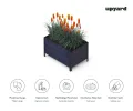 Upyard Holz Hochbeet für Garten, Terrasse und Balkon - Blumenkasten mit Innenvlies und wasserdichter Kunststoffeinlage - Pflanzkasten für Innen- und Außenbereich, 78x52x48, Schwarz - Thumbnail 4