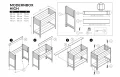 Upyard Holz Hochbeet für Garten, Terrasse und Balkon - Blumenkasten mit Innenvlies und wasserdichter Kunststoffeinlage - Pflanzkasten für Innen- und Außenbereich, 78x36x72, Grau - Thumbnail 6