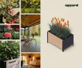 Upyard Holz Hochbeet für Garten, Terrasse und Balkon - Blumenkasten mit Innenvlies und wasserdichter Kunststoffeinlage - Pflanzkasten für Innen- und Außenbereich, 78x52x48, Braun - Thumbnail 6