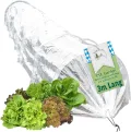 TTL Garden Quick&Easy Folientunnel 300x45x30cm mit PE Folie - sofort nutzbarer 3m Folien Tunnel mit Kordel, 7 Tunnelbögen Abdeckung Frühbeet Hochbeet Gemüsebeet, Wärme & Frostschutz für Pflanzen - Thumbnail 1