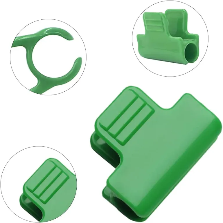 SagaSave 30 Stück Gewächshaus-Klemmen, 19 mm, Garten-Hoop-Clips, Pflanzenclips, Filmreihenabdeckung, Netz-Tunnel-Clips, Rahmen, Schattierung, Netzstab-Clip in Grün – Bild 6