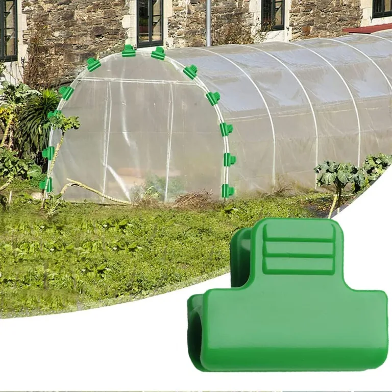 SagaSave 30 Stück Gewächshaus-Klemmen, 19 mm, Garten-Hoop-Clips, Pflanzenclips, Filmreihenabdeckung, Netz-Tunnel-Clips, Rahmen, Schattierung, Netzstab-Clip in Grün – Bild 8