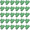 SagaSave 30 Stück Gewächshaus-Klemmen, 19 mm, Garten-Hoop-Clips, Pflanzenclips, Filmreihenabdeckung, Netz-Tunnel-Clips, Rahmen, Schattierung, Netzstab-Clip in Grün - Thumbnail 2