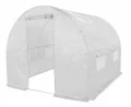 Gewächshaus Foliengewächshaus 2x2m mit Stahlfundament - Grün Folientunnel Gewächshaus für Tomaten 2x2 mit UV4 - Groß Gewächshäuser Folie 140g/m2- Foliengewächshaus Stabil 200x200 cm - 4m2 - Thumbnail 8