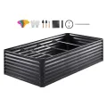 VEVOR Hochbeet Pflanzkübel Blumenkasten Garten Pflanzkasten Terrassen Gemüsebeet Gartenbeet Pflanzbeet Dunkelgrau 240x120x60cm verzinktem Metall ideal für den Anbau von Gemüse Obst Kräutern usw. - Thumbnail 10