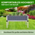 TTL Garden „Superior“ Alu Hochbeet mit Frühbeet Aufsatz - 128x114x60cm großes hochwertiges Aluminium Hochbeet mit Gewächshaus Abdeckung mehrteilige Türen & Dach aus durchsichtigem Polycarbonat - Thumbnail 5